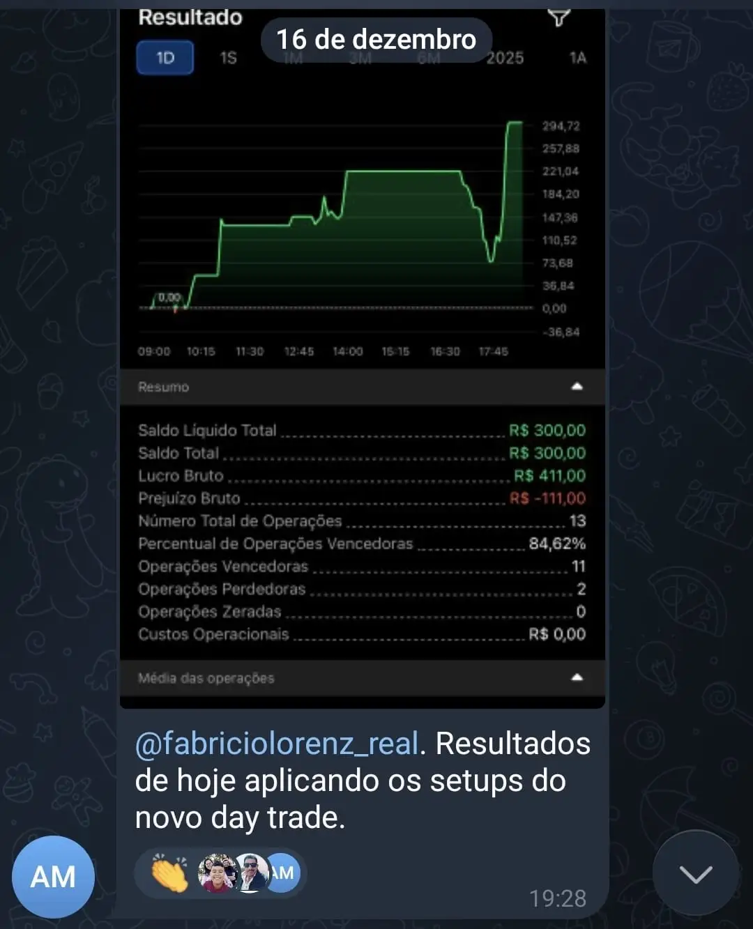 Depoimento de aluno